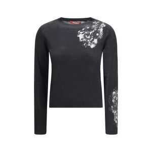 Max Mara Black Silk Women's Sweatshirt